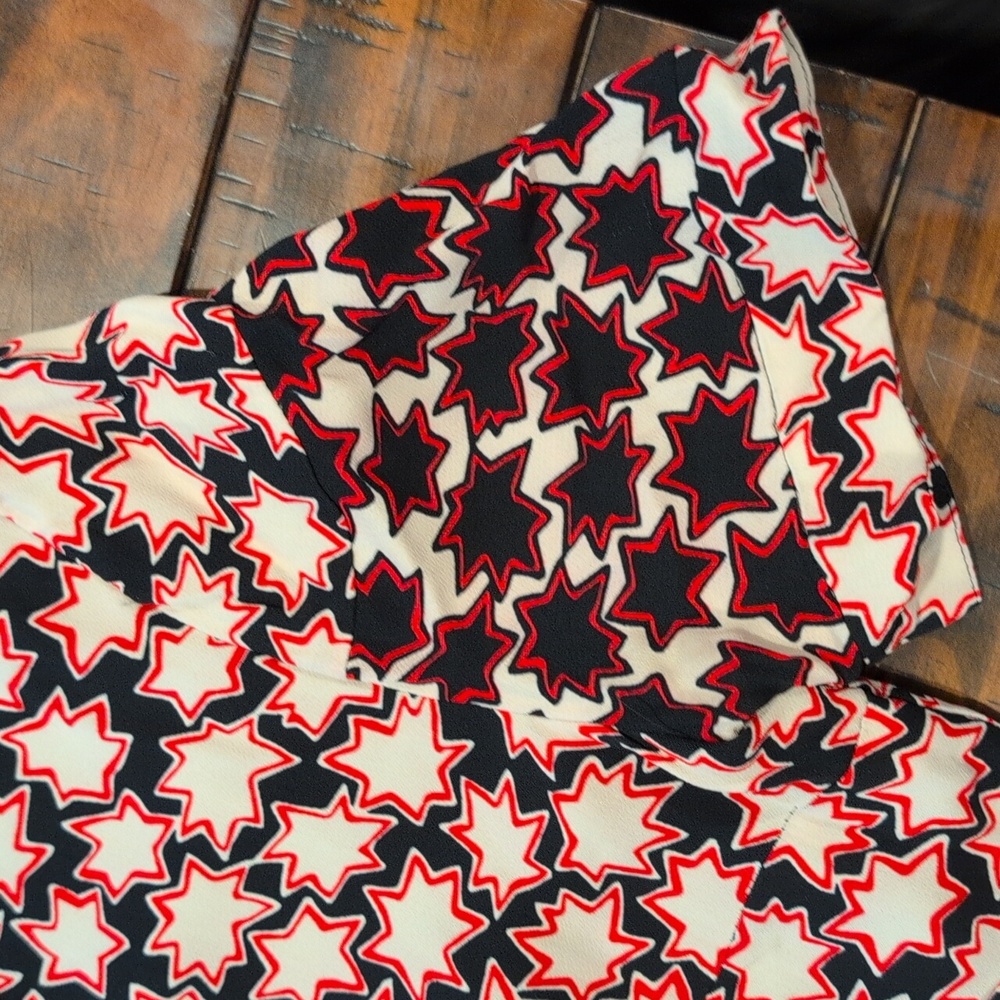 Whistles Millie Star Print Dress Pleated - Picture 5 of 11